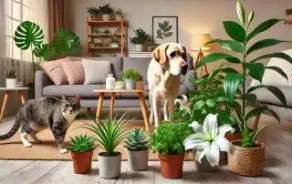 Giftige Zimmerpflanzen - Hunde und Katzen